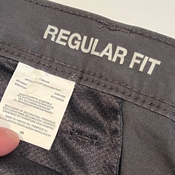 Dickies Charcoal Gray FLEX Cooling Regular Fit Utility Shorts, 11", Size 40 - Picture 7 of 7